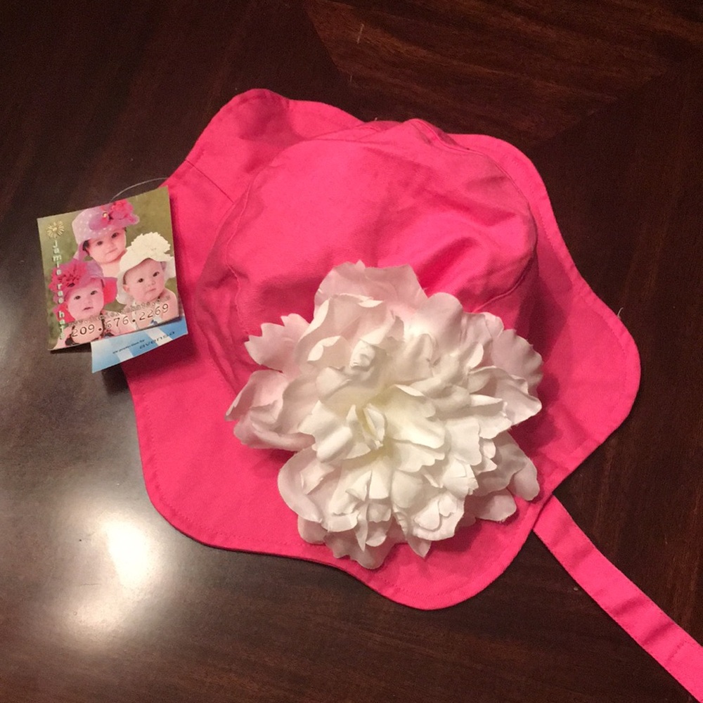 Jamie Rae Pink Flower Hat